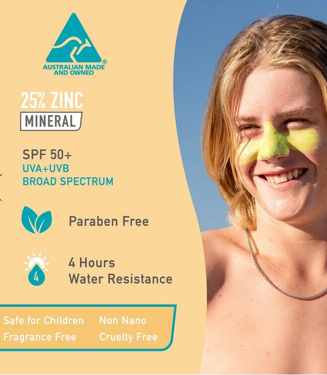 Sun Zapper Yellow Zinc Stick SPF 50+ 4/4