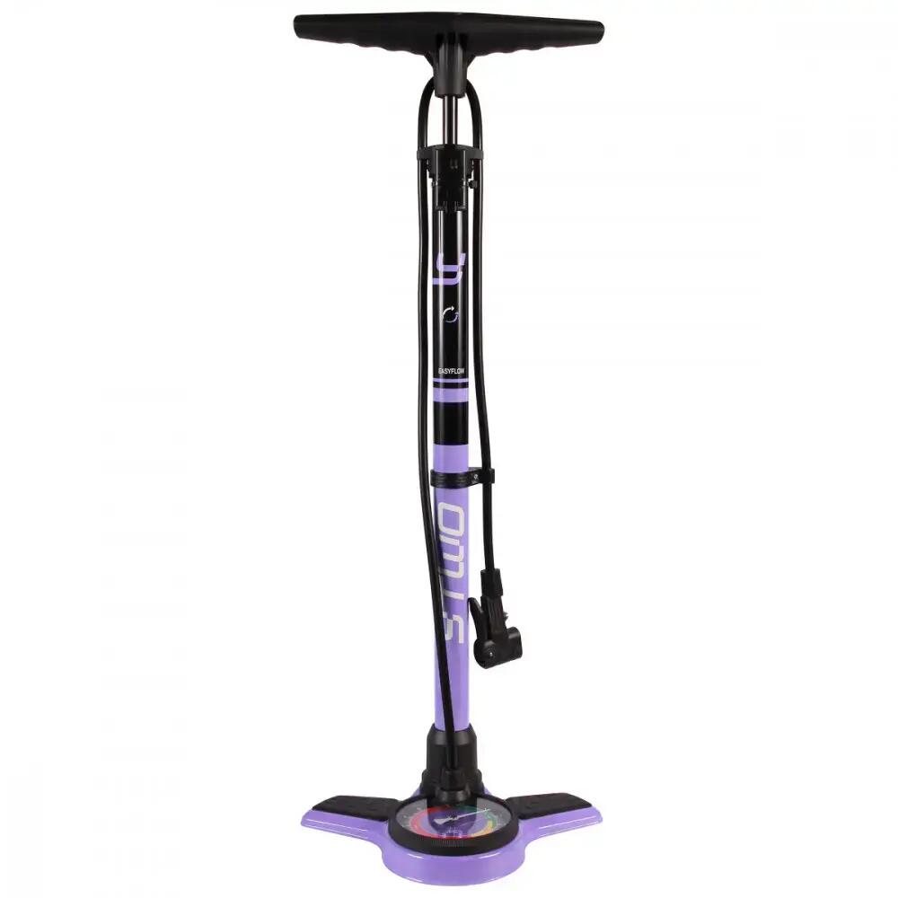 Ytwo Easyflow Analog Foot Pump (9 bar) Purple/Black
