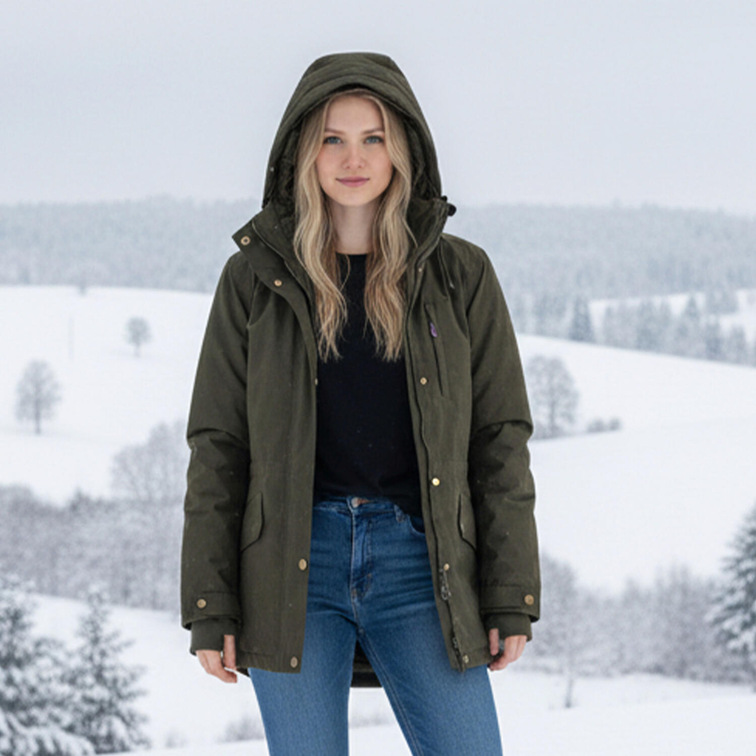 il Lago Sie Winterparka Excellent LTX Damen (Braun) Größe L 2/5