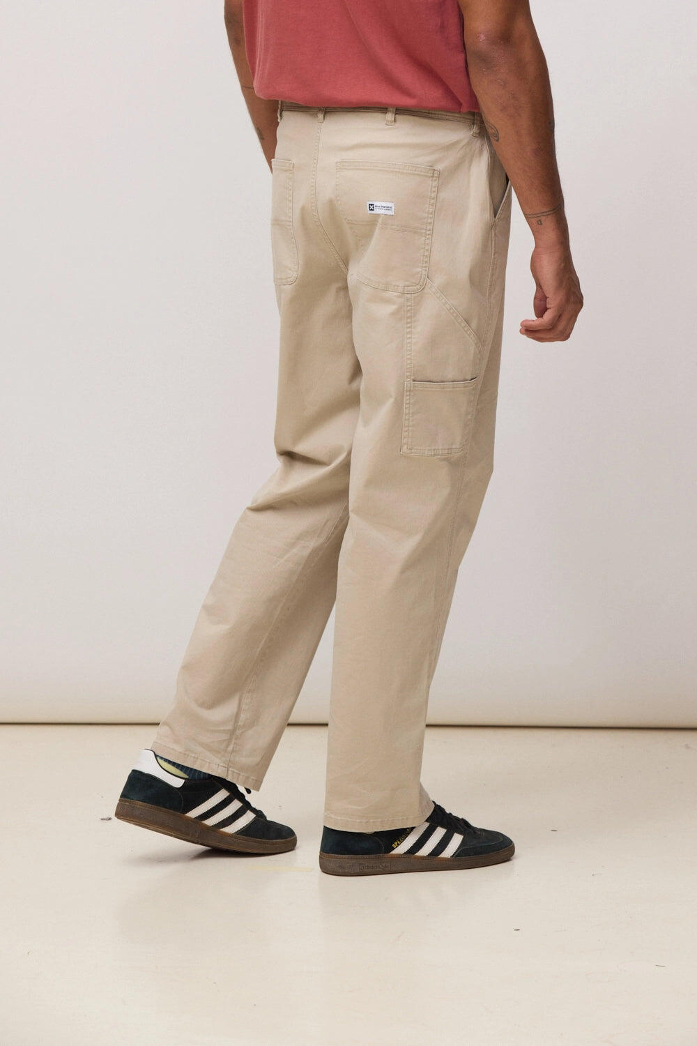 Pantalón Blue Banana Matt Straight Beige de Algodón 2/5