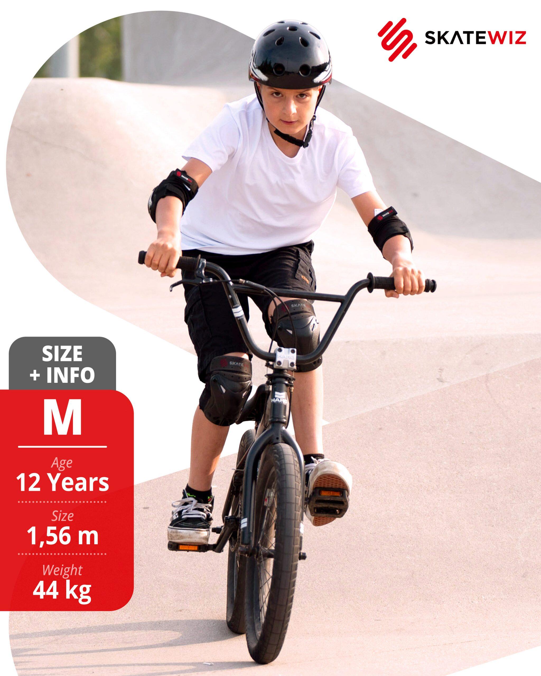 Protektoren-Set 3-er Kinder und Erwachsene Inline Skating Skateboard Schoner 7/8