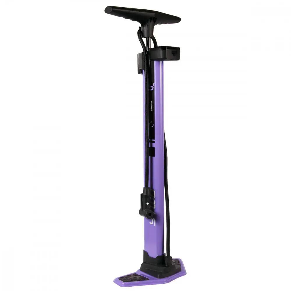 Ytwo Superflow Digital Foot Pump with Tubeless Reservoir (13 bar) Purple/Black