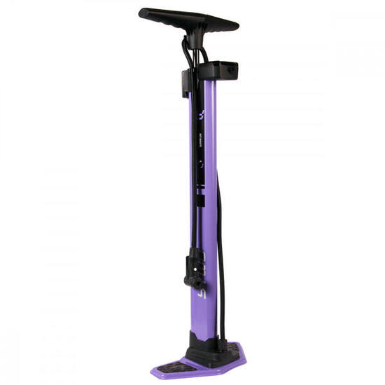 Ytwo Superflow digitale voetpomp met tubeless-reservoir (13 bar) paars/zwart