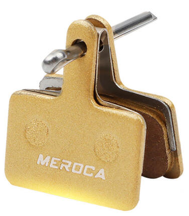 Klocki hamulca tarczowe metaliczne Meroca DS-01B kompatybilne z Shimano, Tektro