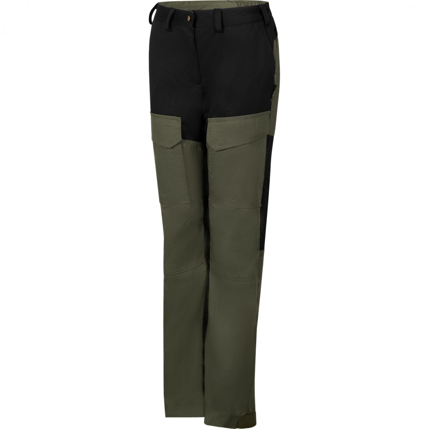 il Lago Sie Outdoorhose Green Trouaska Damen (Oliv/Schwarz) Größe 44 2/4