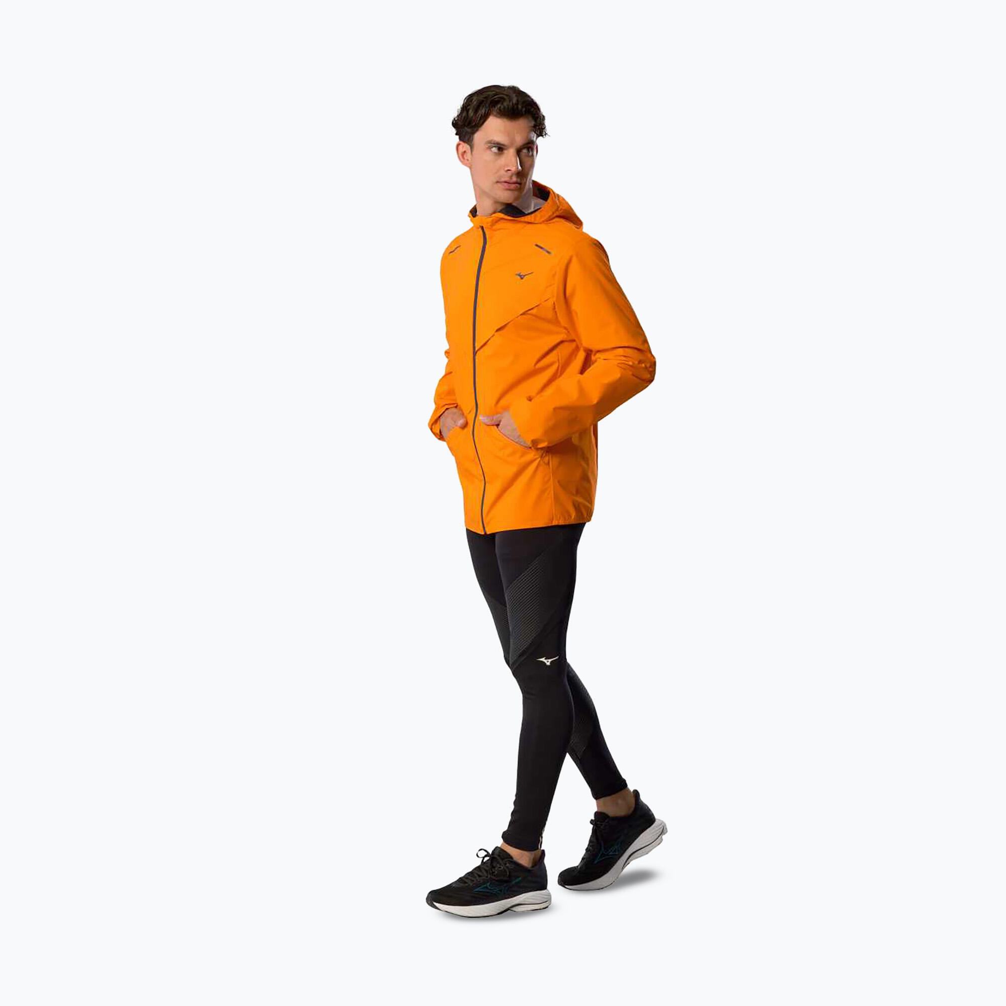 Kurtka do biegania męska Mizuno Tech Thermal Charge Hooded 2/7