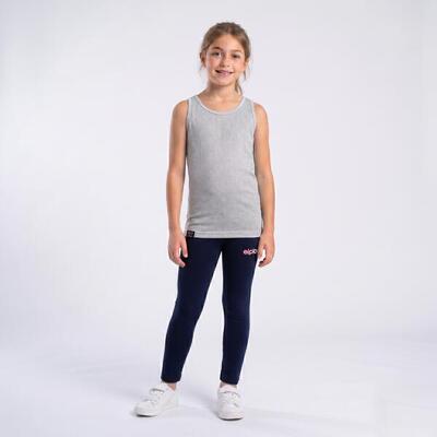 Completino da bambina in cotone con canotta e leggins Liva