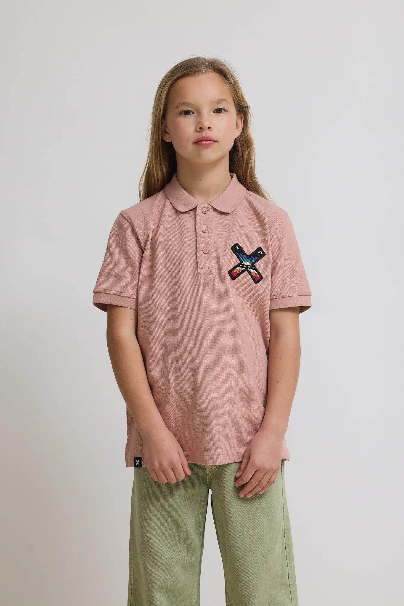 Polo Kids Blue Banana Classic Peach de Algodón 100% Orgánico 1/4