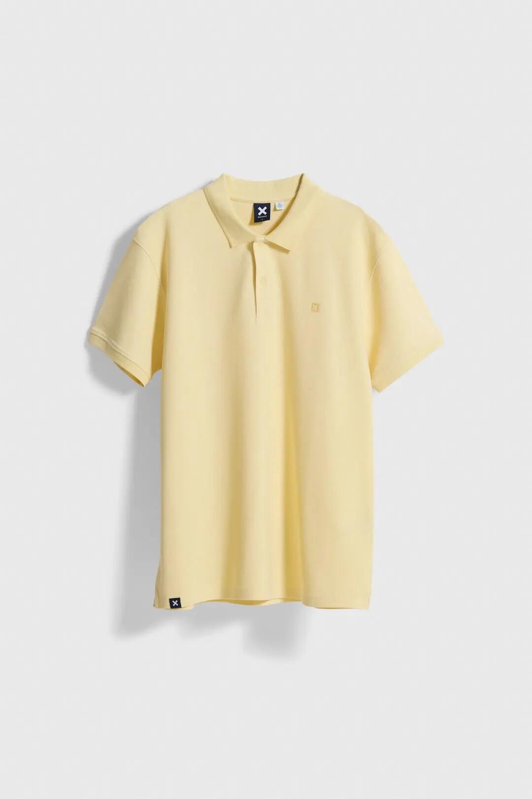 Polo Blue Banana Nature Light Yellow de Algodón 100% Orgánico 4/5