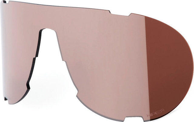 100% Westcraft - HiPER Mirror Replacement Lens - Shield Crimson Silver 2/2