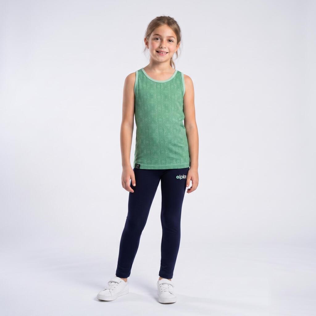 Cotton set for girls with tank top and Liva leggings
