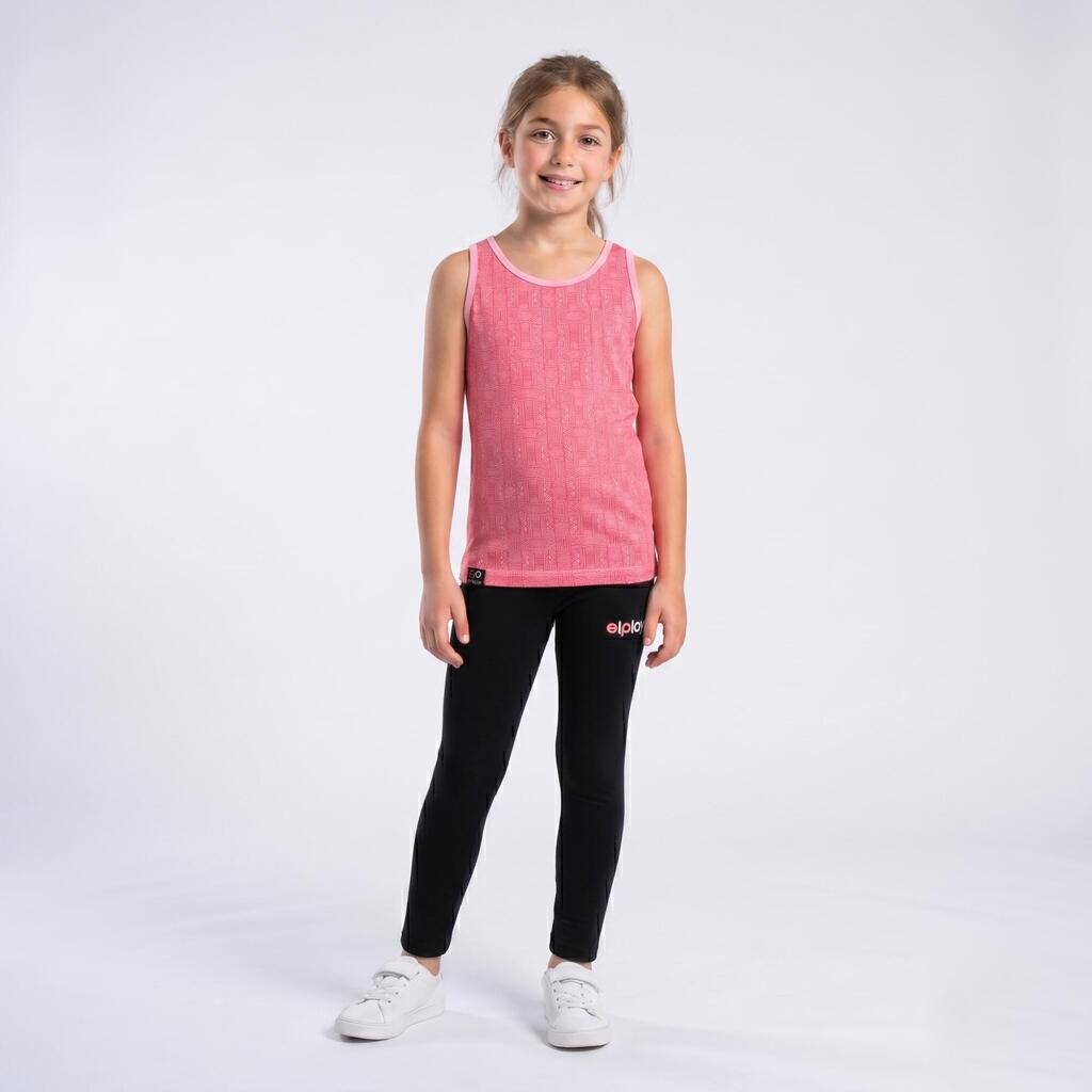 Cotton set for girls with tank top and Liva leggings