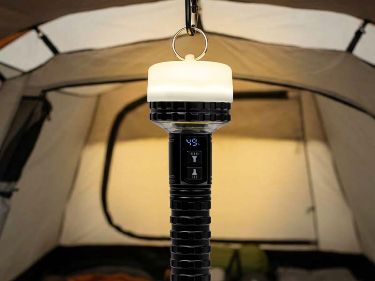 Lampe torche lanterne LED Lyska - rechargeable USB et batterie externe - 4000 lm 4/7