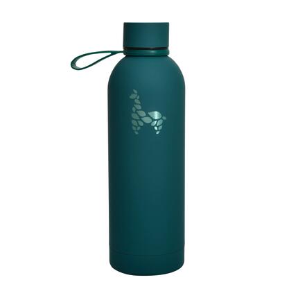 Bouteille isotherme inox 500 ml pétrole