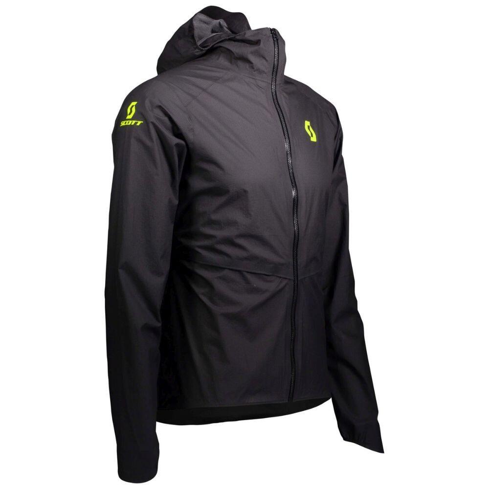 Chaqueta impermeable RC Run WP hombre Black/ Yellow running Hombre Negro SCOTT 3/4