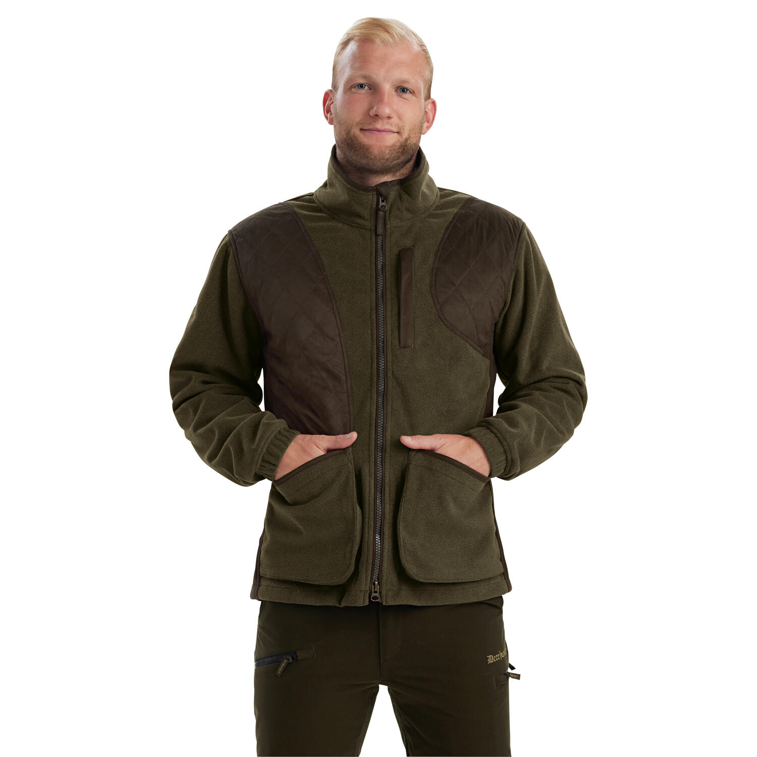 Deerhunter Gamekeeper Shooting Jacke Herren (Graphite Green) Größe L 4/5