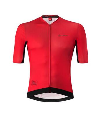 Fietsshirt korte mouwen heren bike jersey fz curro hotbond® - rood