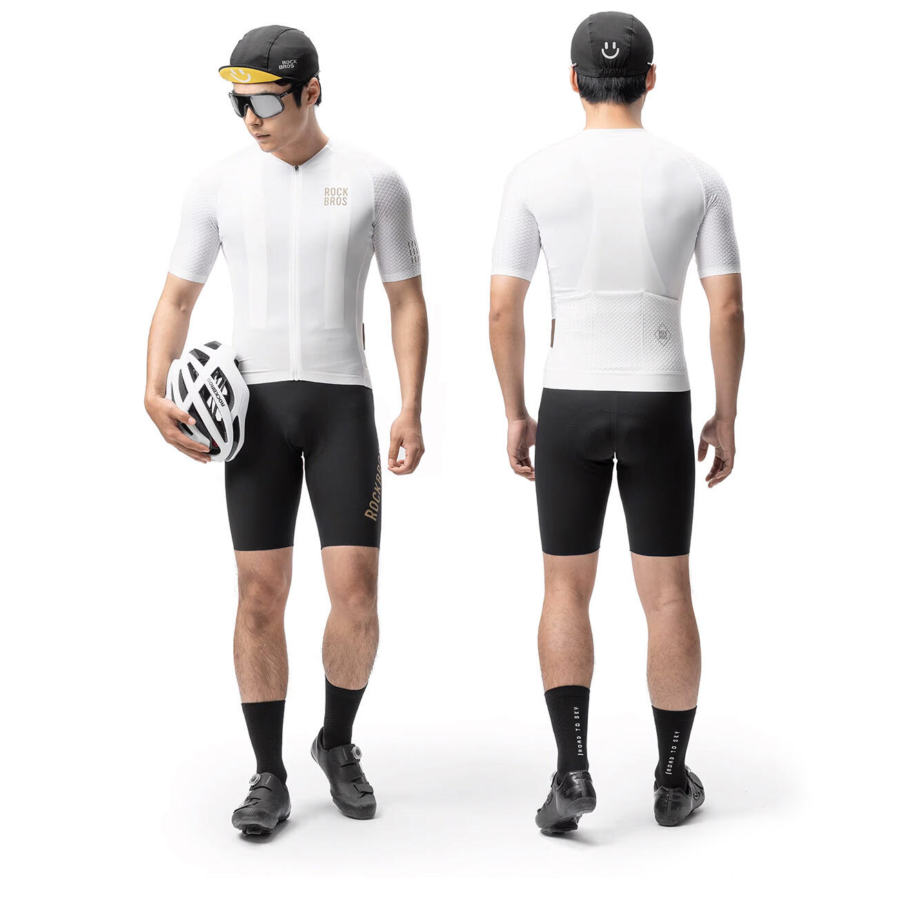 Fietsshirt korte mouw heren Rockbros 2/4