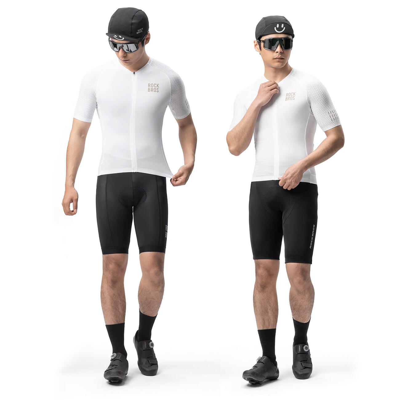 Fietsshirt korte mouw heren Rockbros 4/4