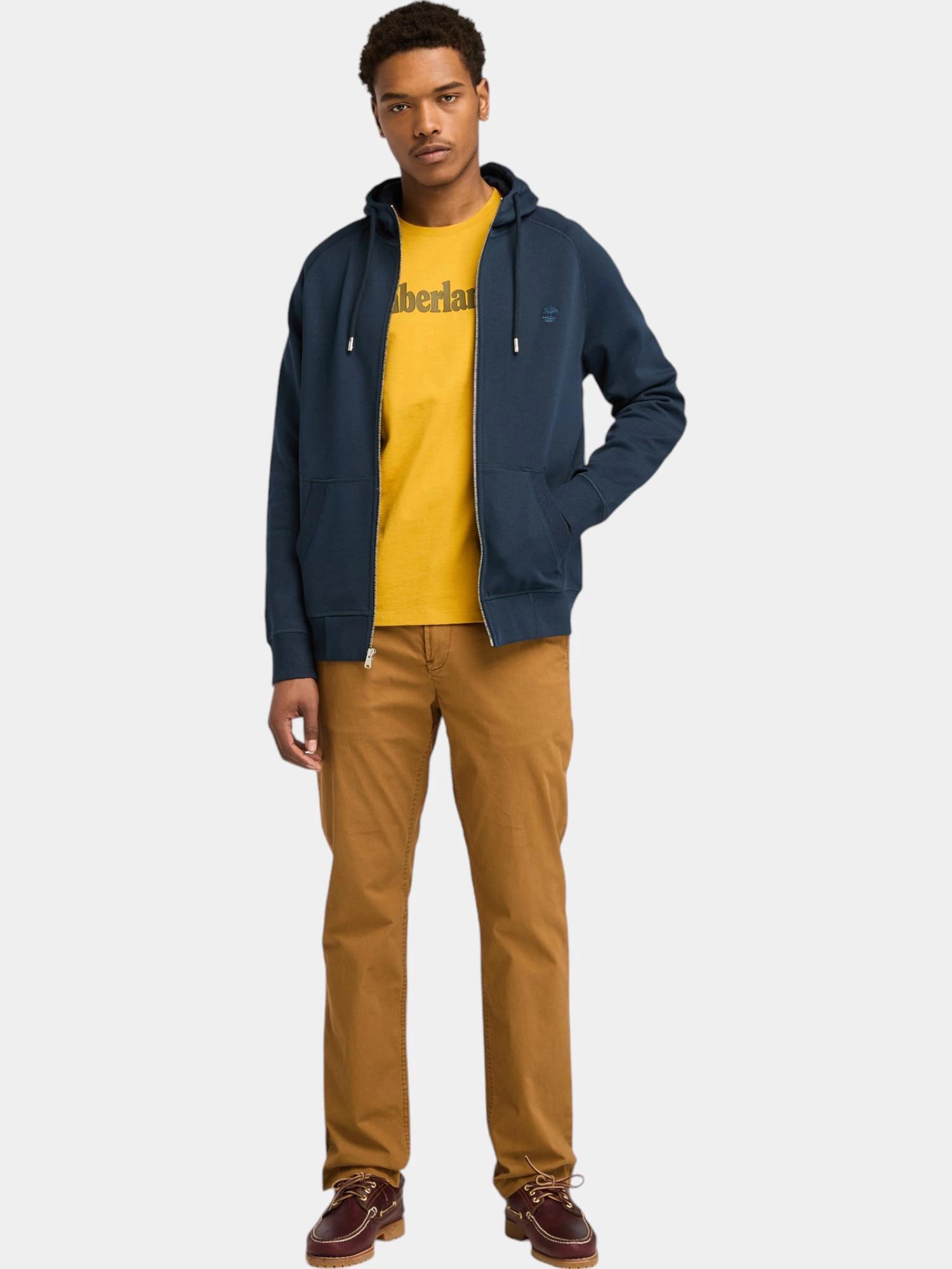 Hoodie Heren Brushed Back FZ 3/6