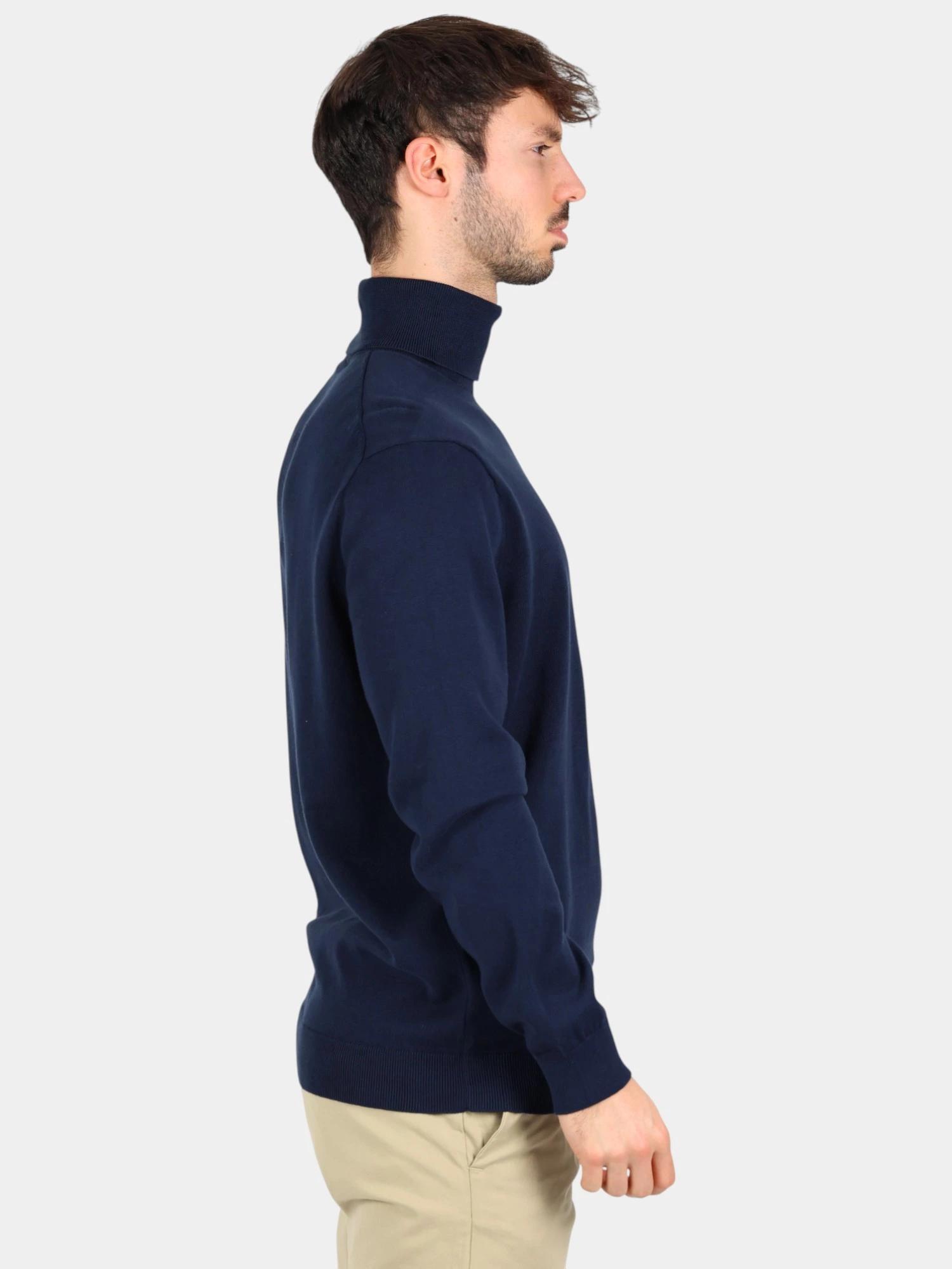 Pull Homme Turtle Neck Cotton Sweater 2/5