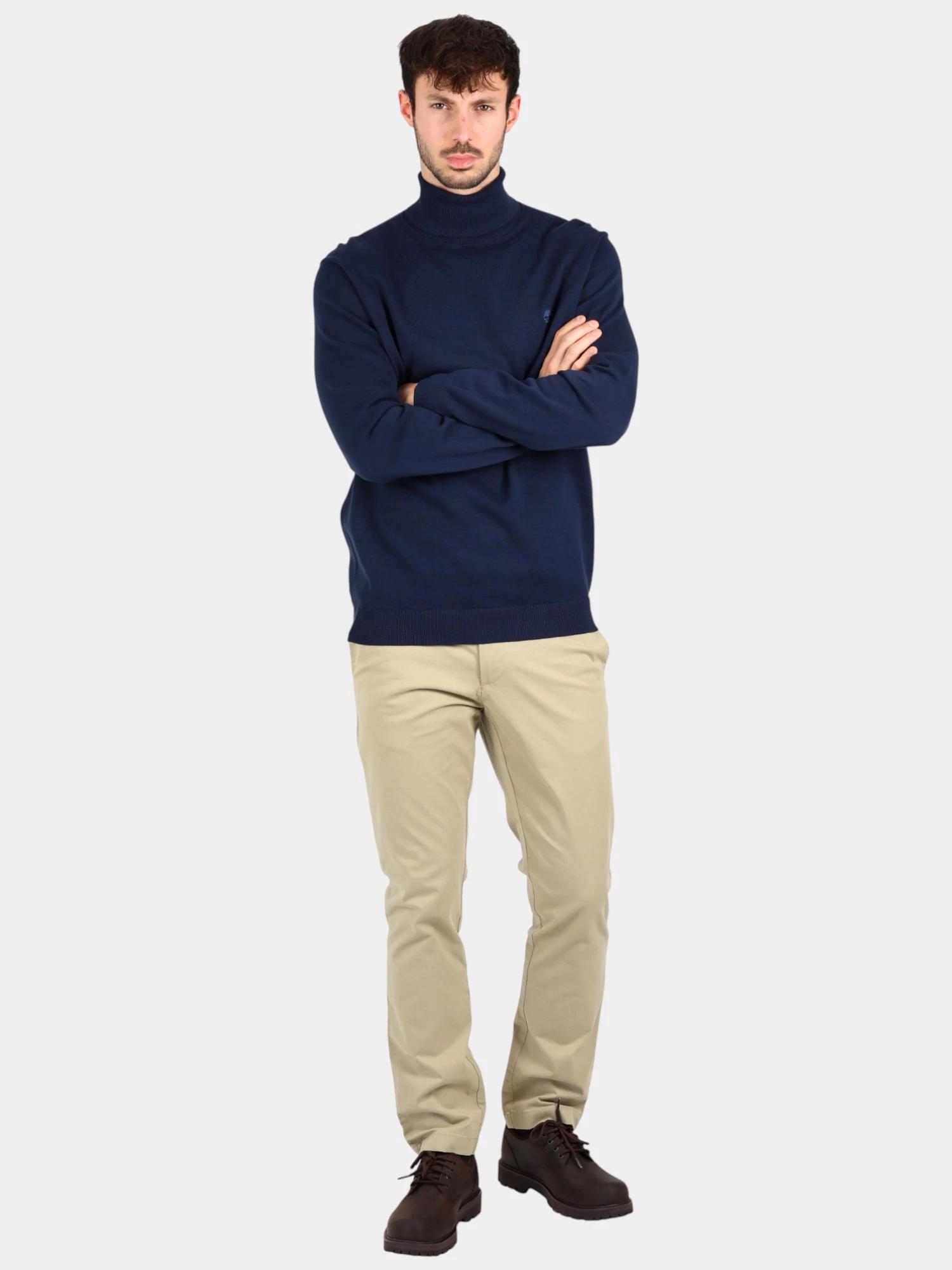 Pull Homme Turtle Neck Cotton Sweater 4/5