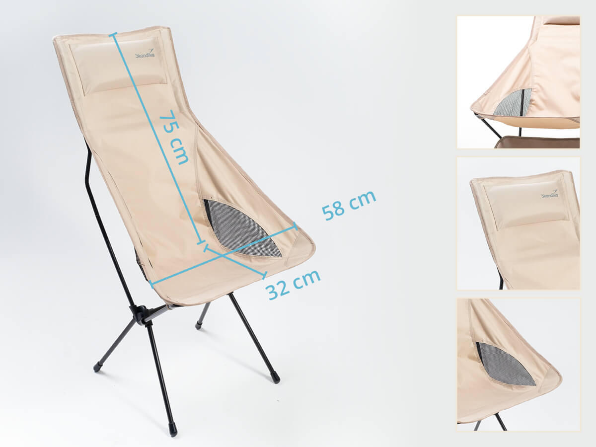 Set da 2 Solig Sedia da campeggio Solig - fino a 120 kg - telaio in acciaio 3/7