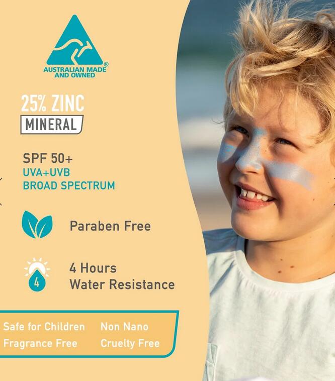 Sun Zapper Blue Zinc Stick SPF 50+ 3/4