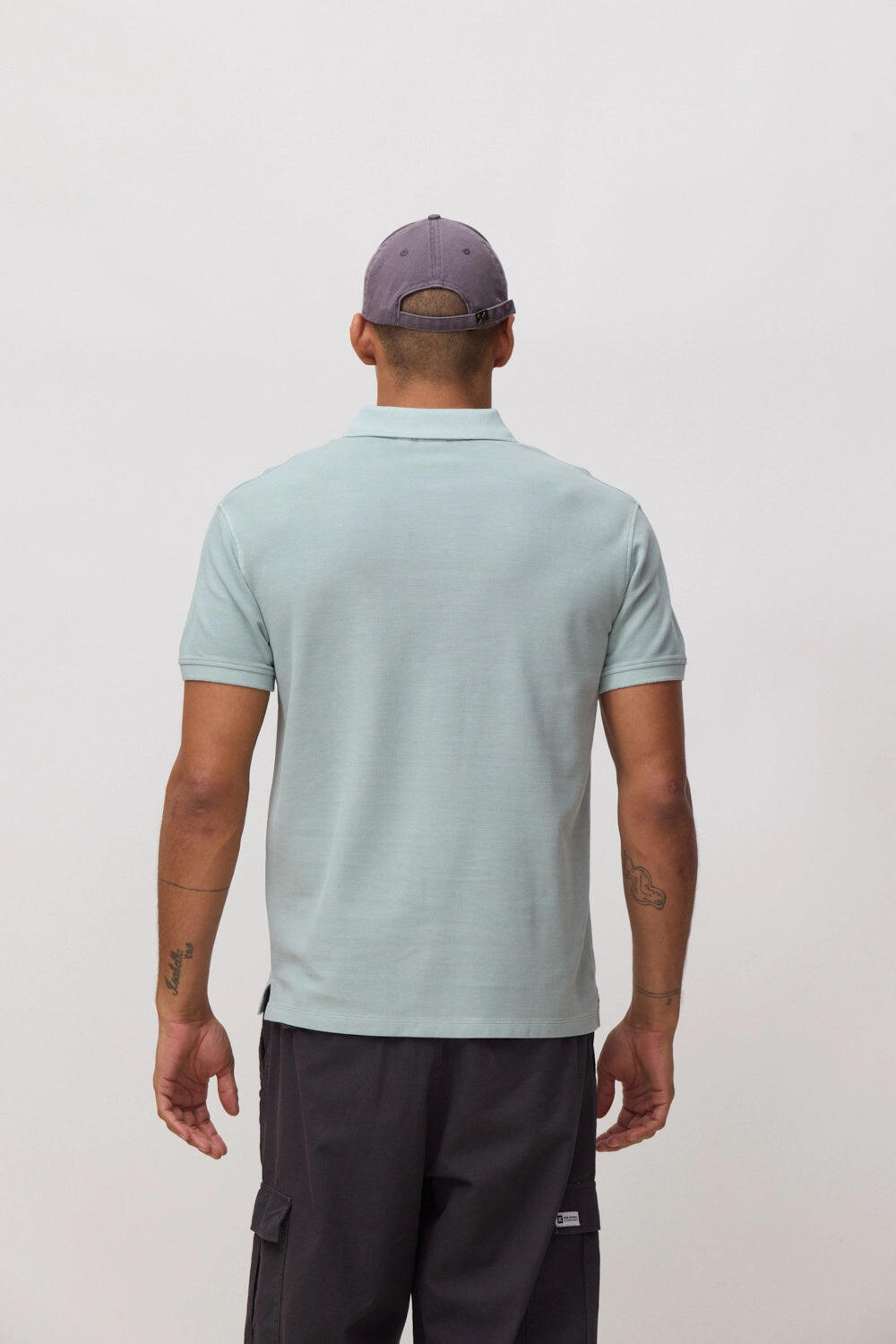 Polo Blue Banana Washed Nature Mist de Algodón 100% Orgánico 2/5