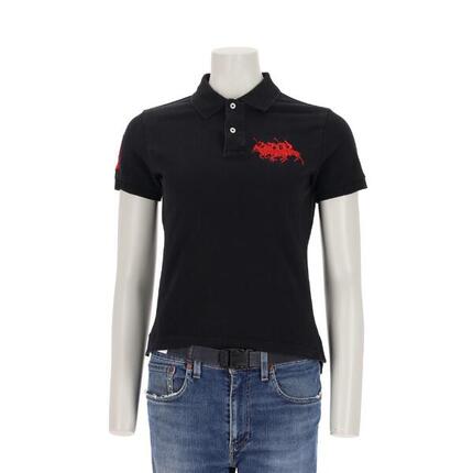 Seconde vie - Polo manches courtes Femme Noir - Très bon état