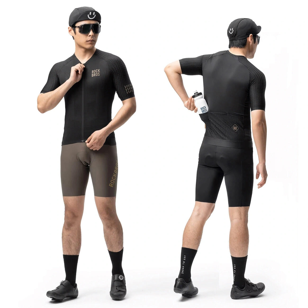 Koszulka rowerowa Rockbros diamond z krótkim rękawem 3/7