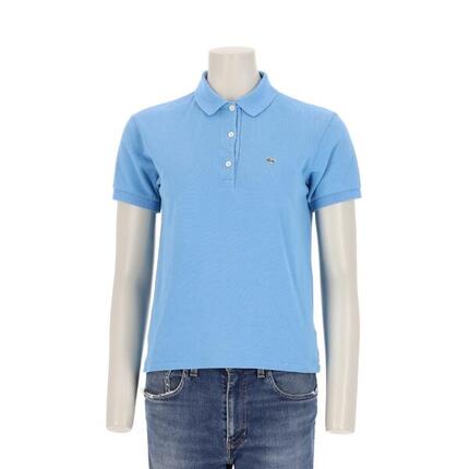 Seconde vie - Polo manches courtes Femme Bleu - Très bon état