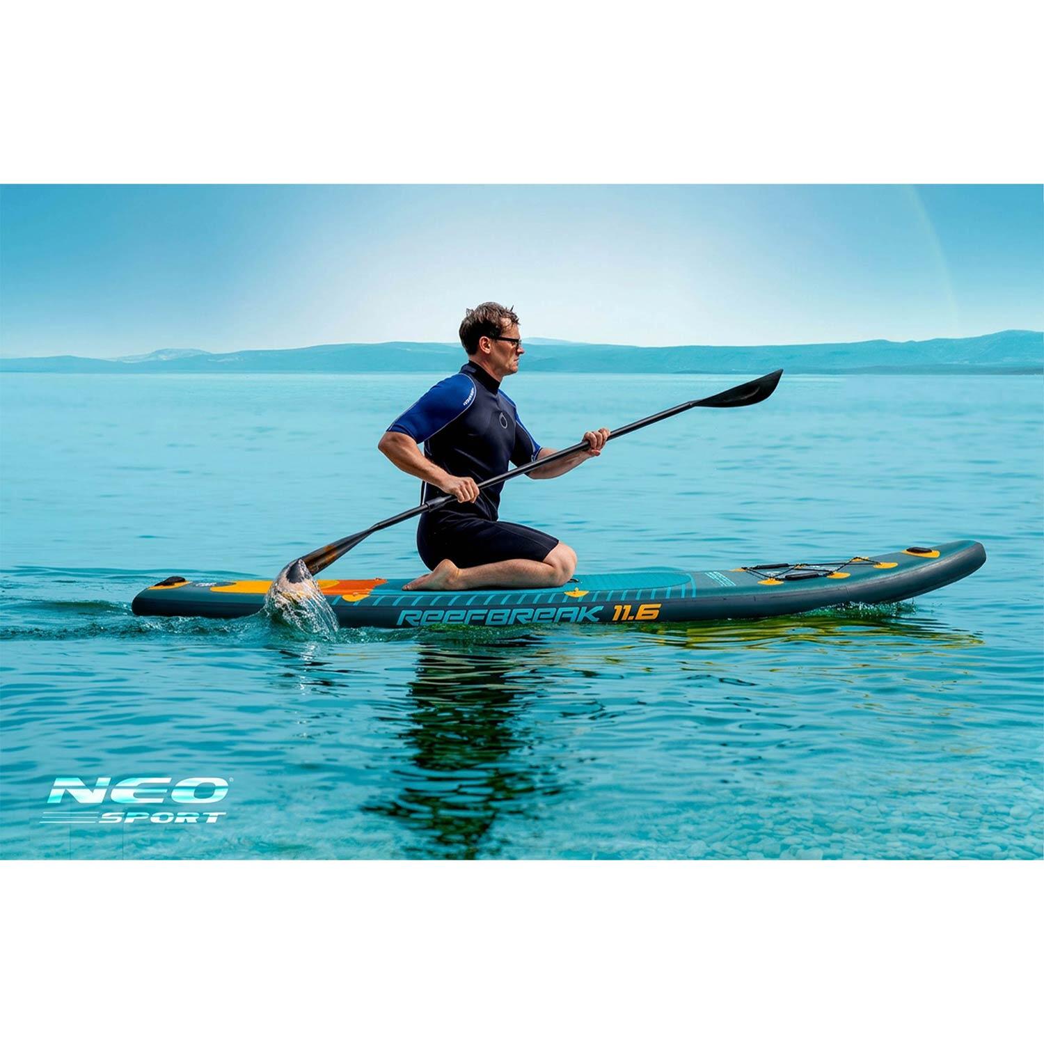 Deska Sup do pływania Neo-sport Reefbreak pompowana Stand Up Paddle 350cm zestaw 3/7