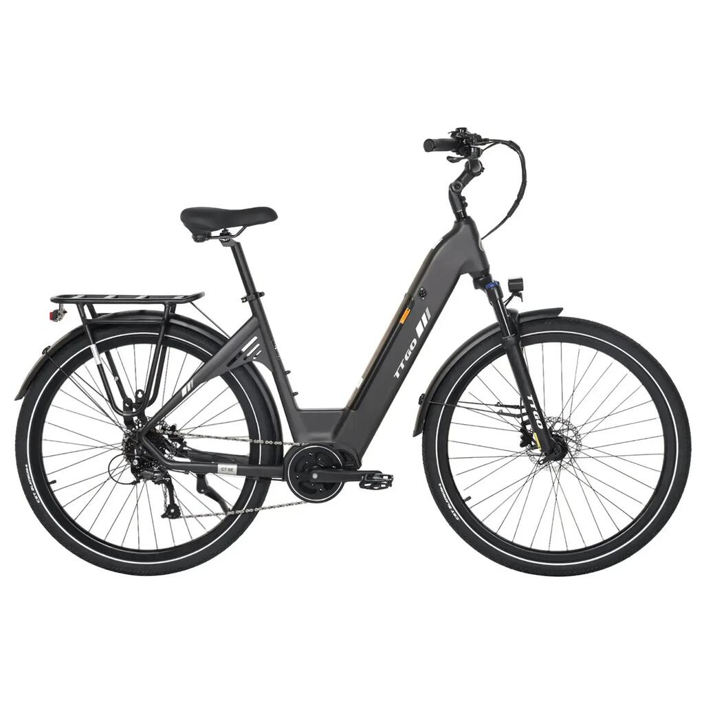 Градско електрическо велосипедче за възрастни TTGO C7 SE централен мотор 250W