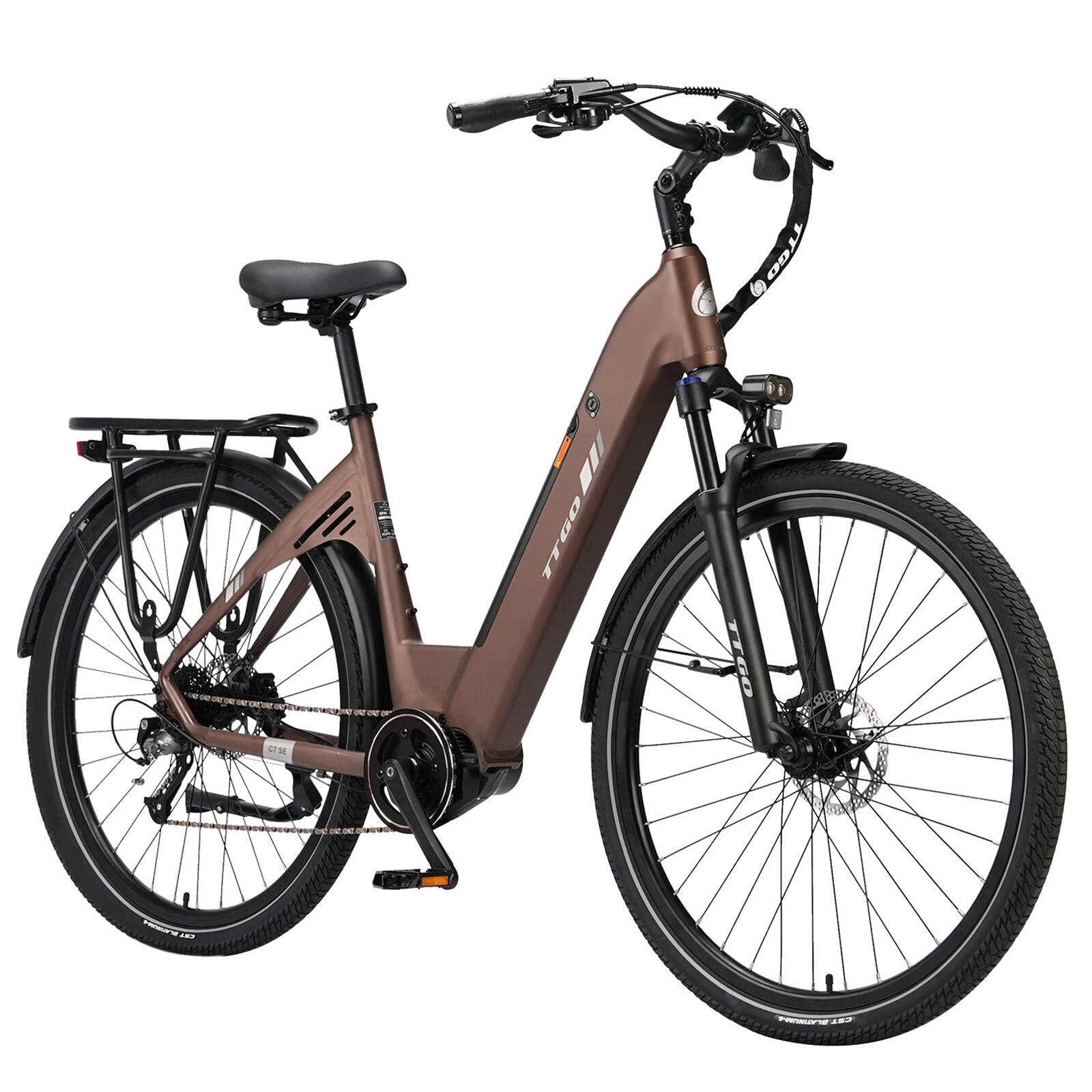 C7SE Bici elettrica 28" motore centrale 36V 250W 150km 75Nm 3/3