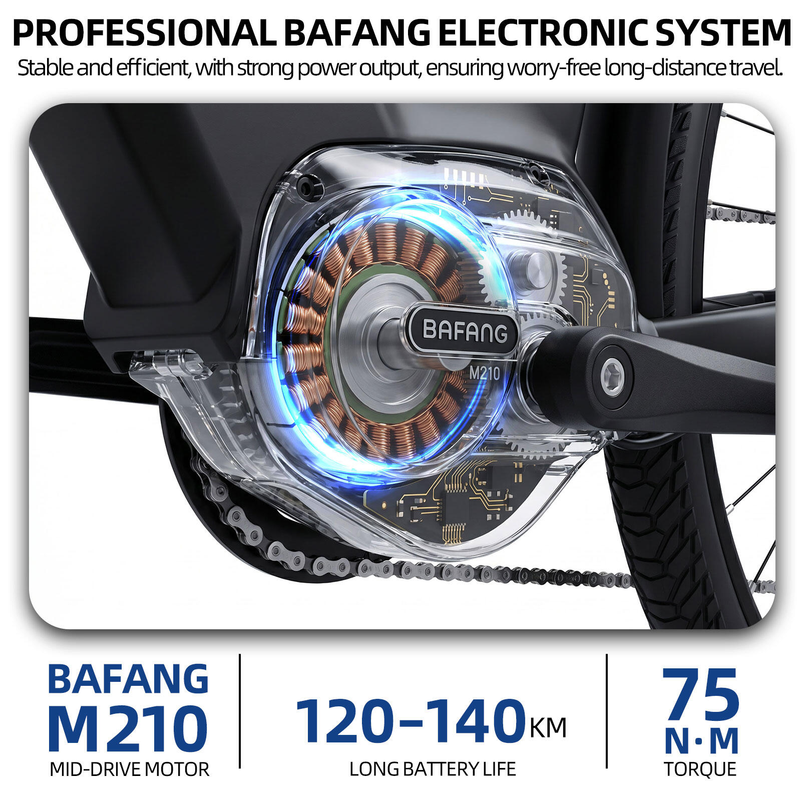 Bicicletta elettrica per adulti TTGO C7SE Batteria 36V18Ah 6/15