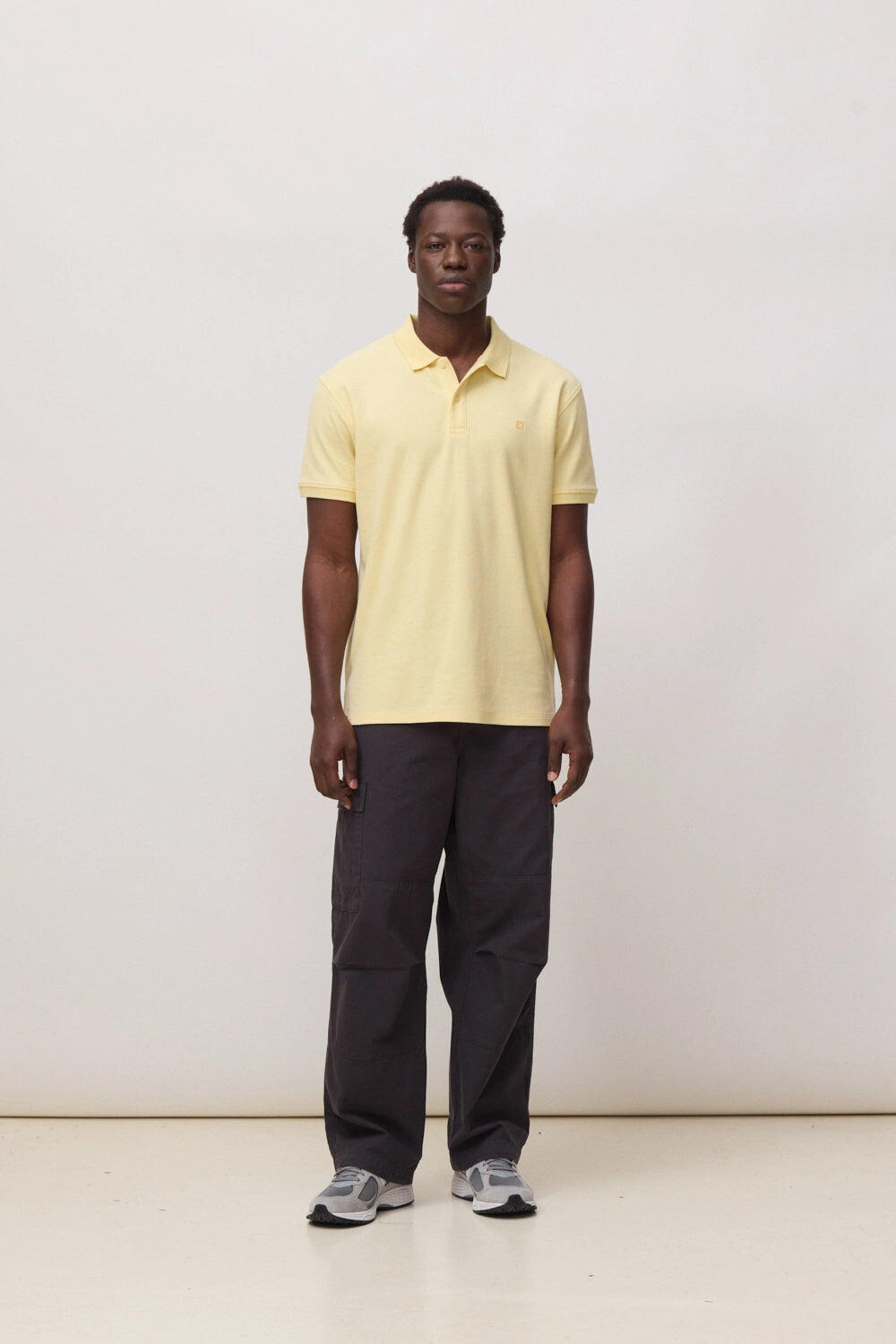 Polo Blue Banana Nature Light Yellow de Algodón 100% Orgánico 3/5