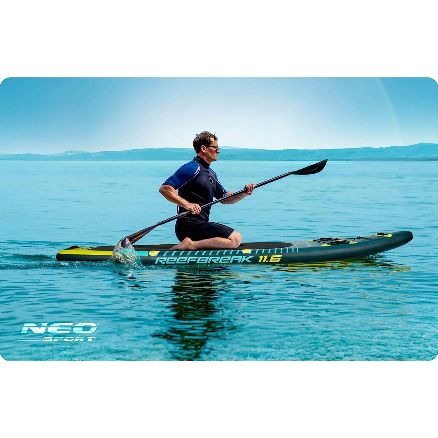 Deska SUP do pływania Neo-sport pompowana Stand up Paddle Reefbreak 350cm zestaw 3/7