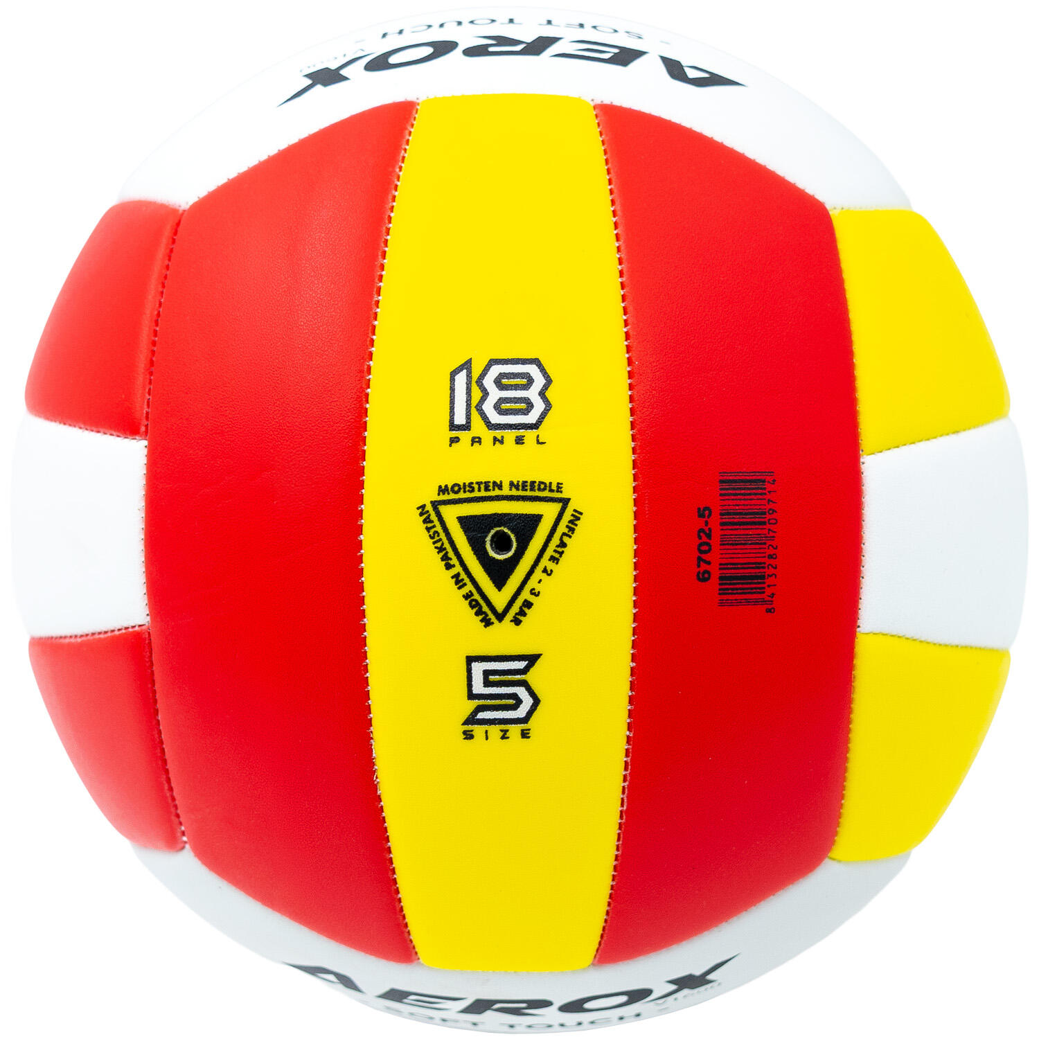 Balón Voleibol Zastor Aerox Yellow/Red T-5 3/5