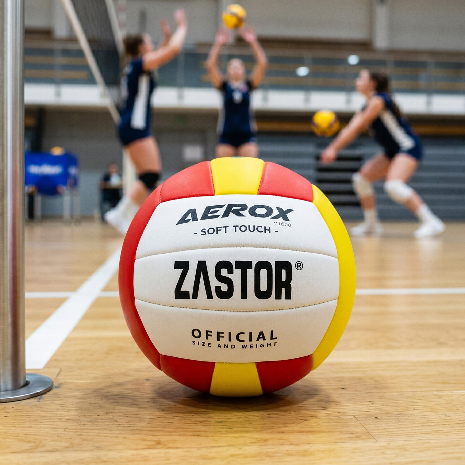 Balón Voleibol Zastor Aerox Yellow/Red T-5 2/5