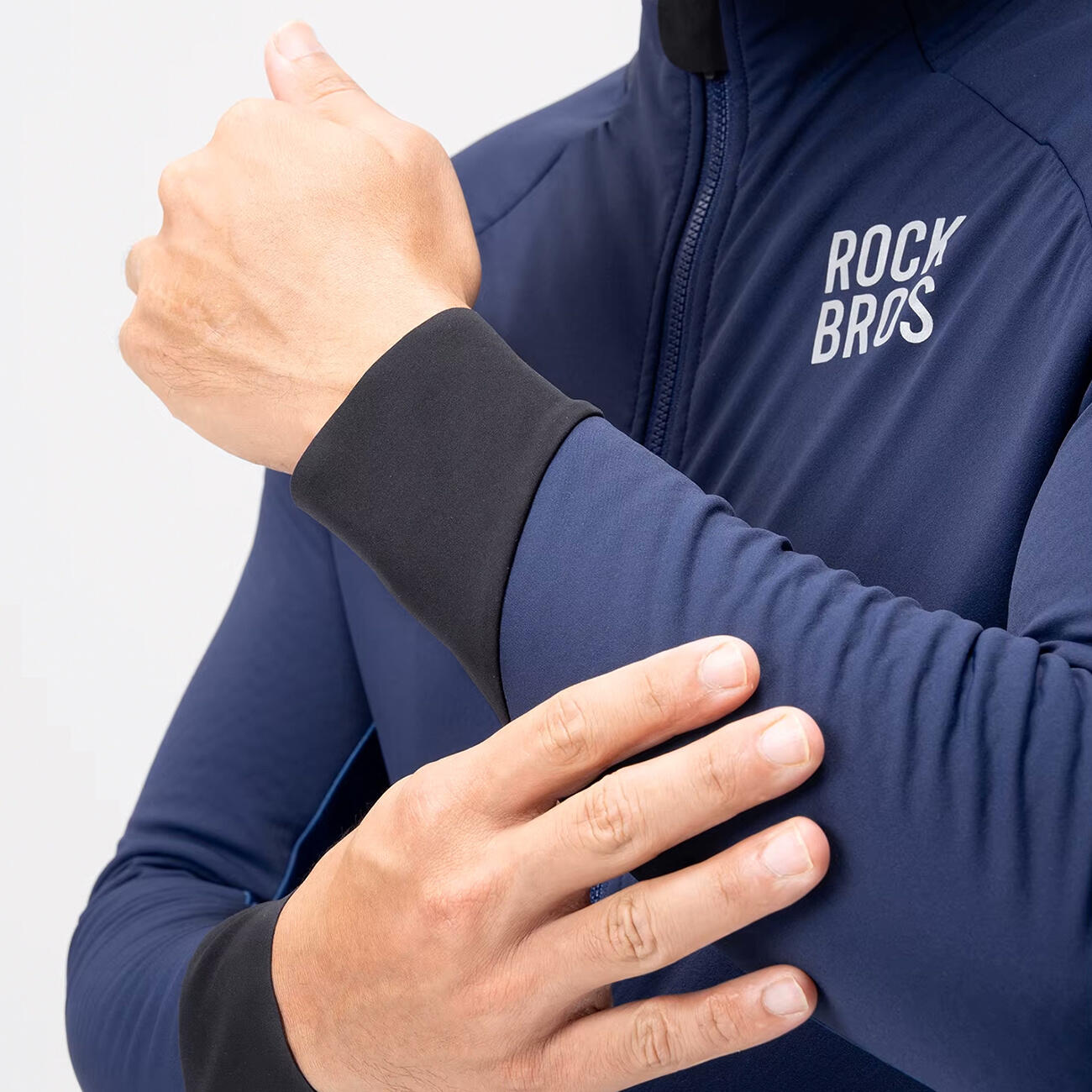 Giacca da ciclismo in pile invernale Rockbros a due strati 4/5