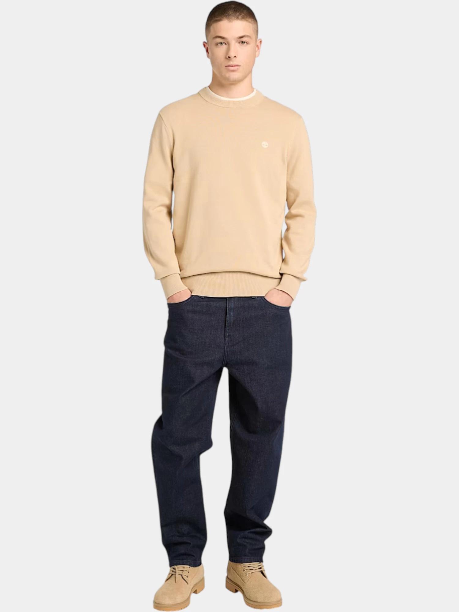 Pullover Herren LS Williams River Cotton YD Crew Regular 3/5