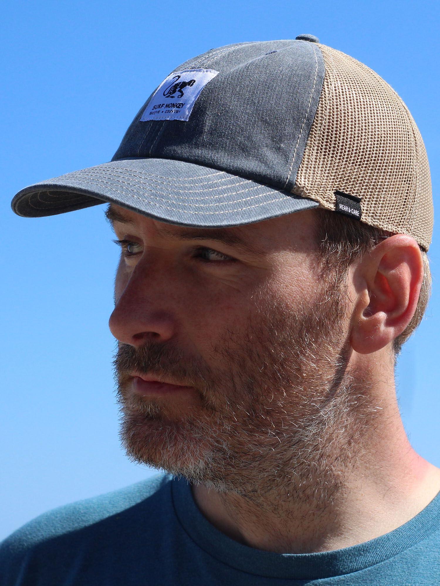 Gorra Trucker - Algodón orgánico/ Adulto / Talla única (Azul Marino) 4/5