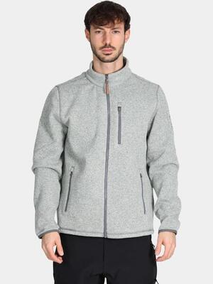 Trui heren melange fleece jacket