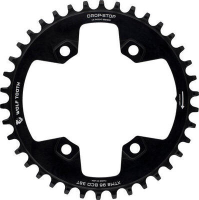 Wolf tooth components 96 mm bcd chainring voor shimano xt m8000 / slx m7000, 32t