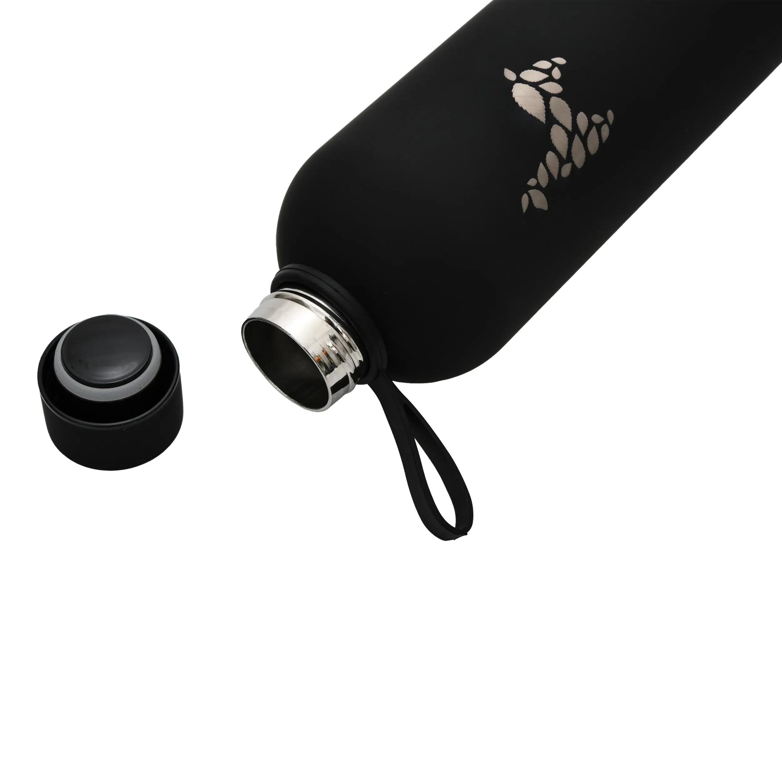 Thermosflasche Schwarz 3/5