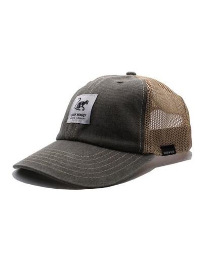 Trucker-Cap – Bio-Baumwolle / Erwachsene / Einheitsgröße (Olivgrün)