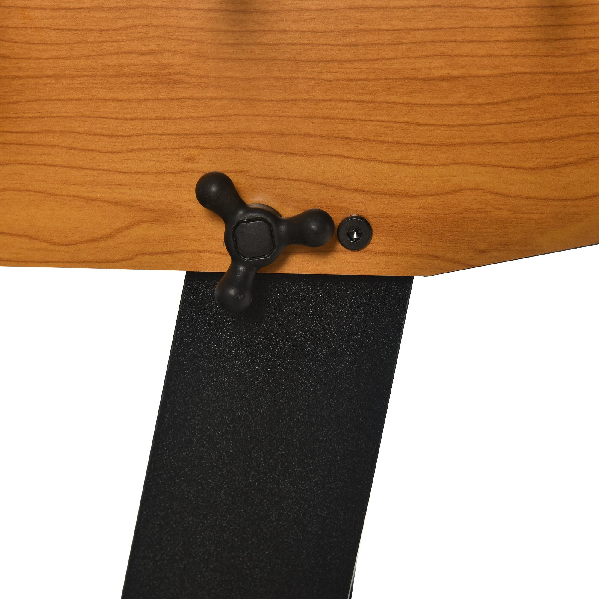 Futbolín plegable HOMCOM para niños y adultos, 98x42x62,5 cm, madera y negro 5/8