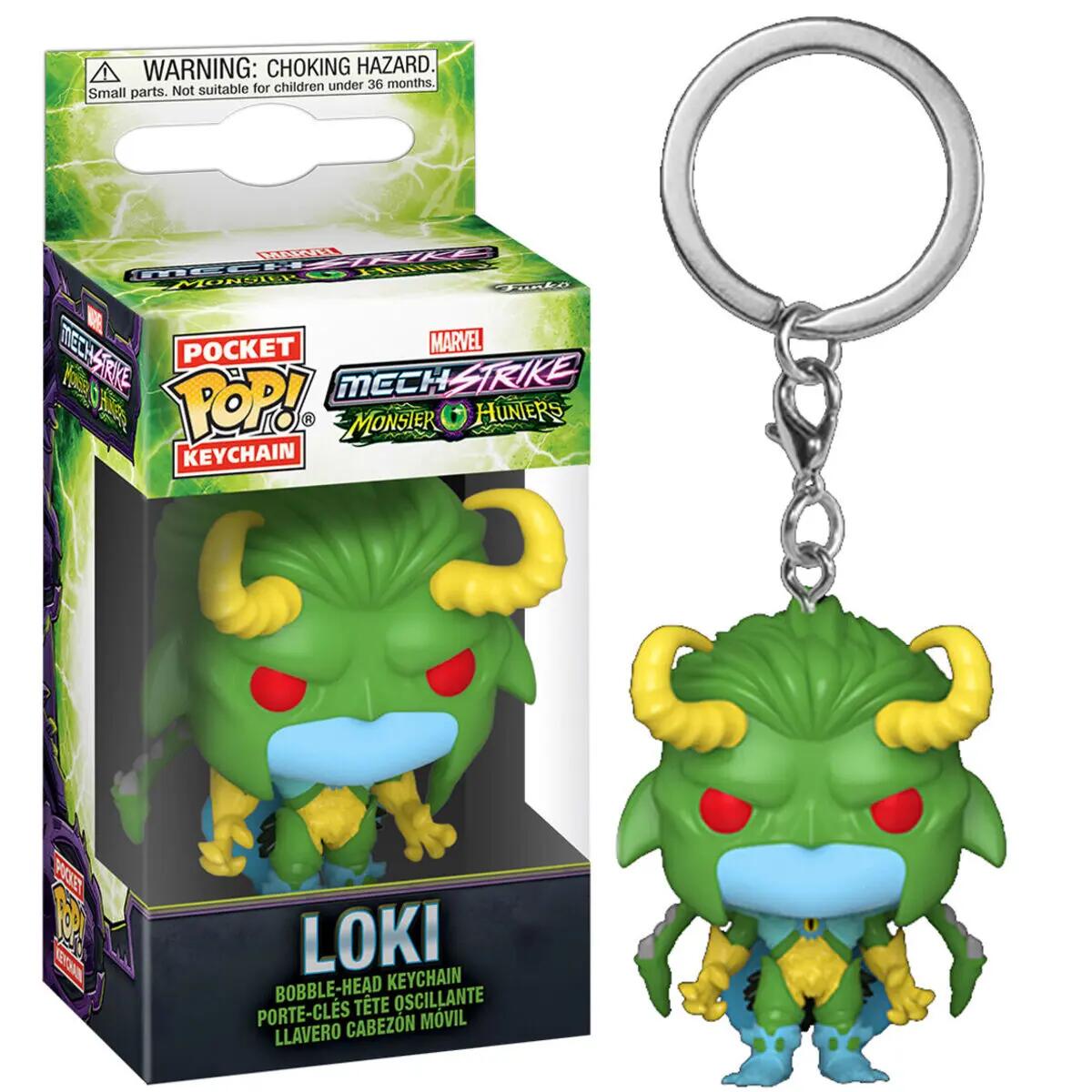 Schlüsselanhänger Funko Pocket Pop Marvel Monster Hunters Loki 3/3