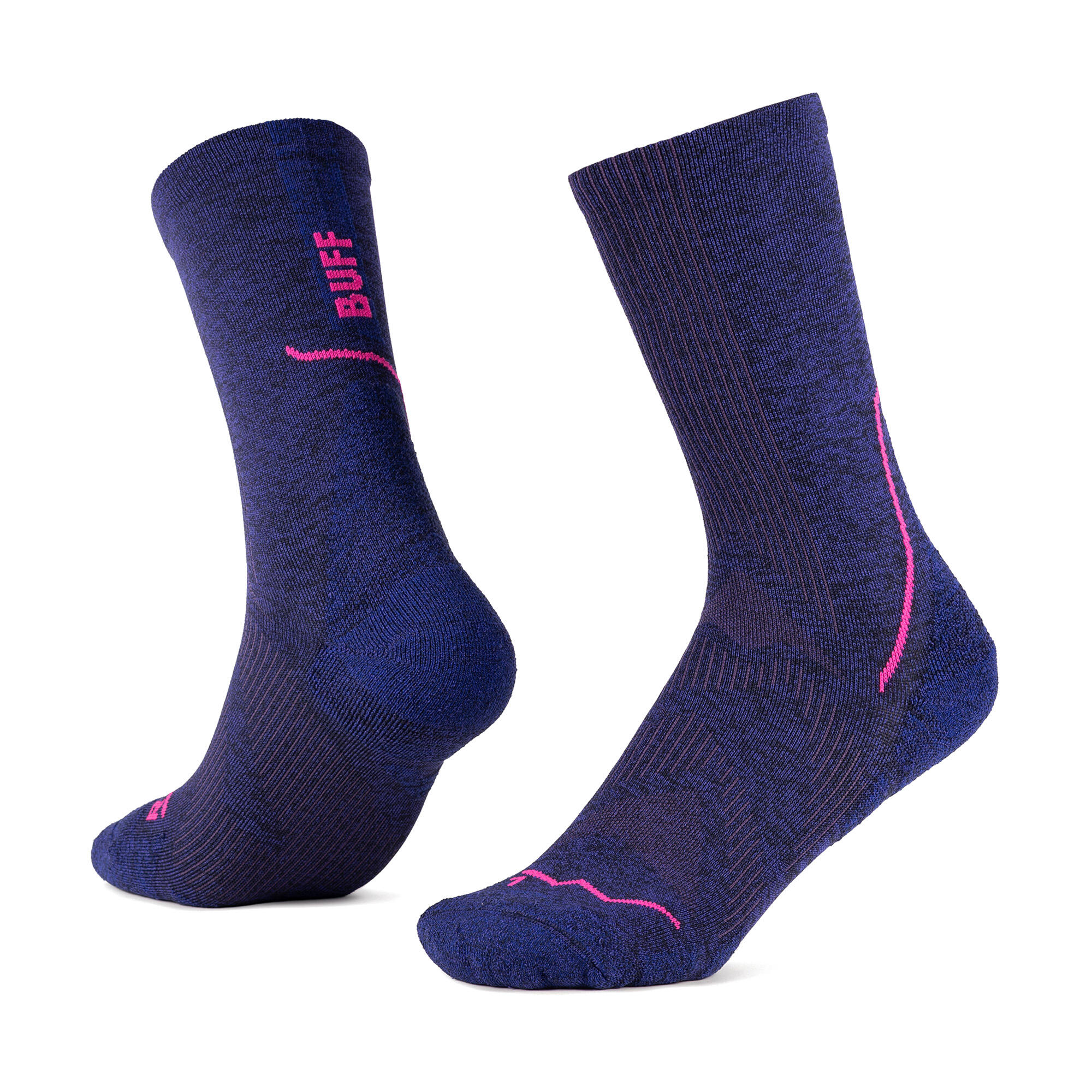 Chaussettes Buff Dryflx Crew Violet 5/5